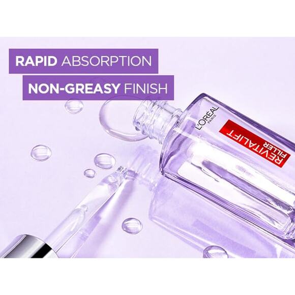 L’Oreal Revitalift Filler Hyaluronic Acid Serum Moisturizing Anti-Wrinkle 30ml - Picture 4 of 10